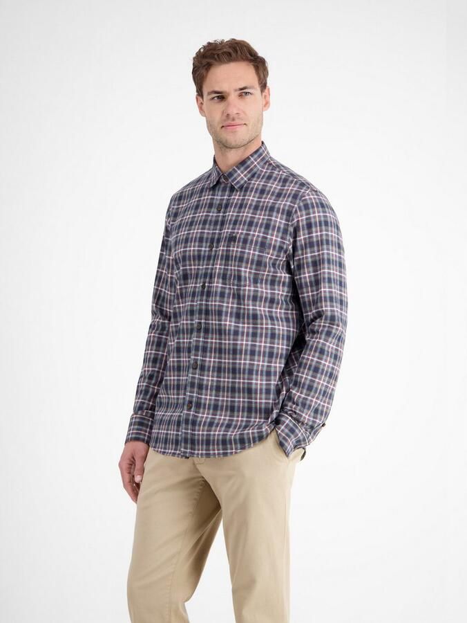 Lerros Geruit overhemd Flanellen geruit overhemd voor heren - Foto 2