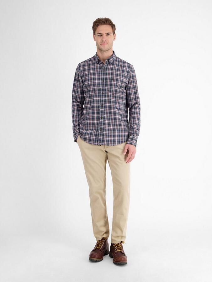 Lerros Geruit overhemd Flanellen geruit overhemd voor heren - Foto 3