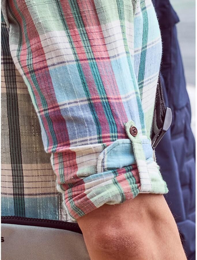 Lerros Geruit overhemd geruite herenhemd