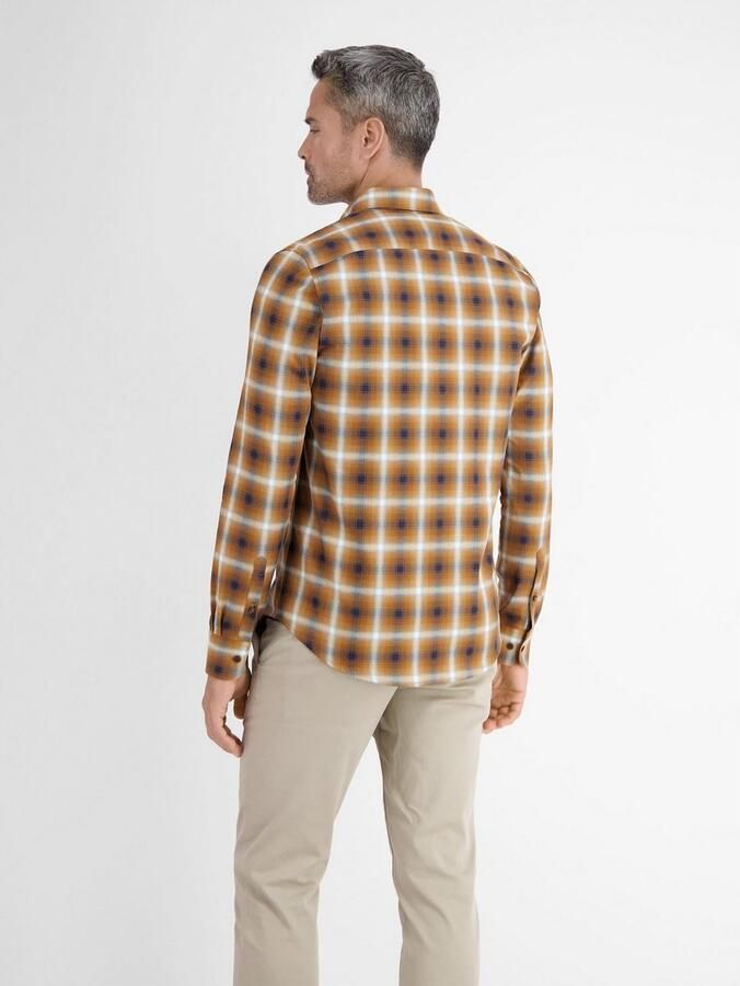 Lerros Geruit overhemd lange mouw overhemd visgraatstructuur geruit - Foto 2