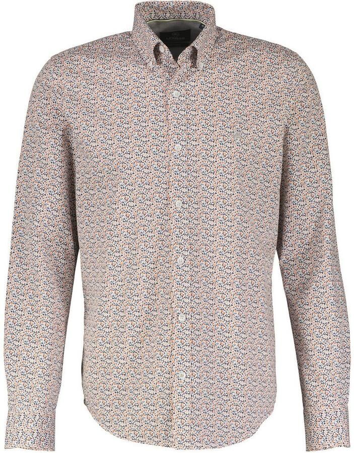 Lerros Geruit overhemd poplin overhemd voor heren modieus gedessineerd