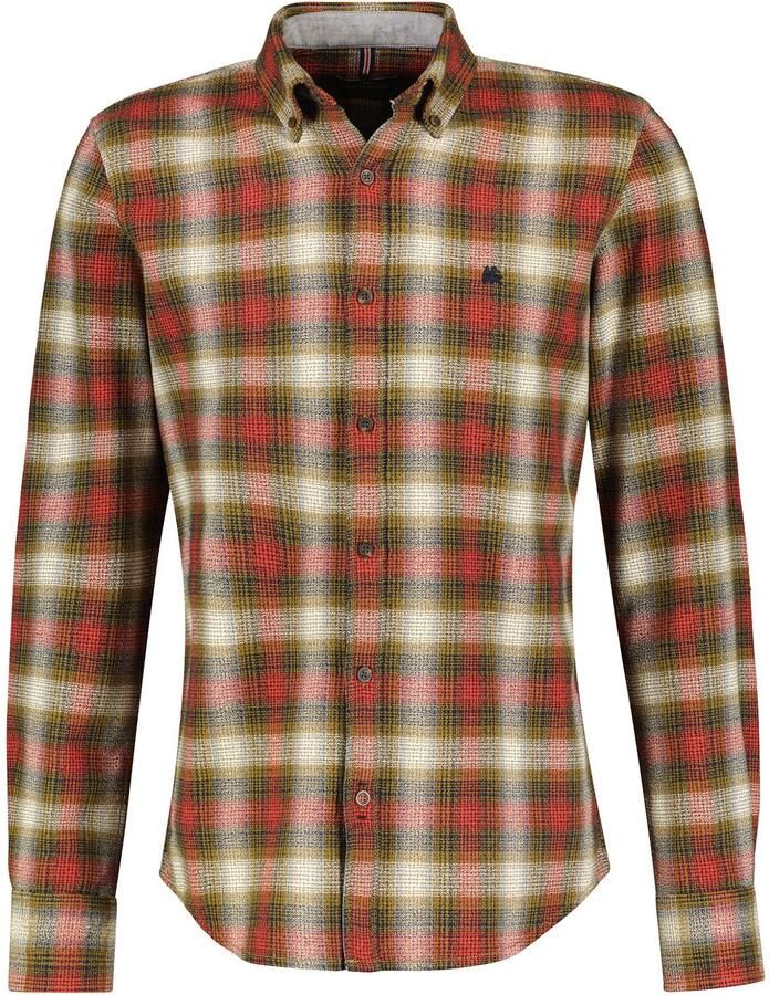 Lerros Geruit overhemd ruithemd STRUCTURE CHECK - Foto 5