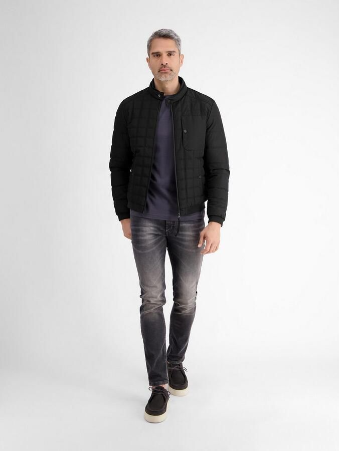 Lerros Gewatteerde jas heren gestikte blouson functioneel - Foto 4