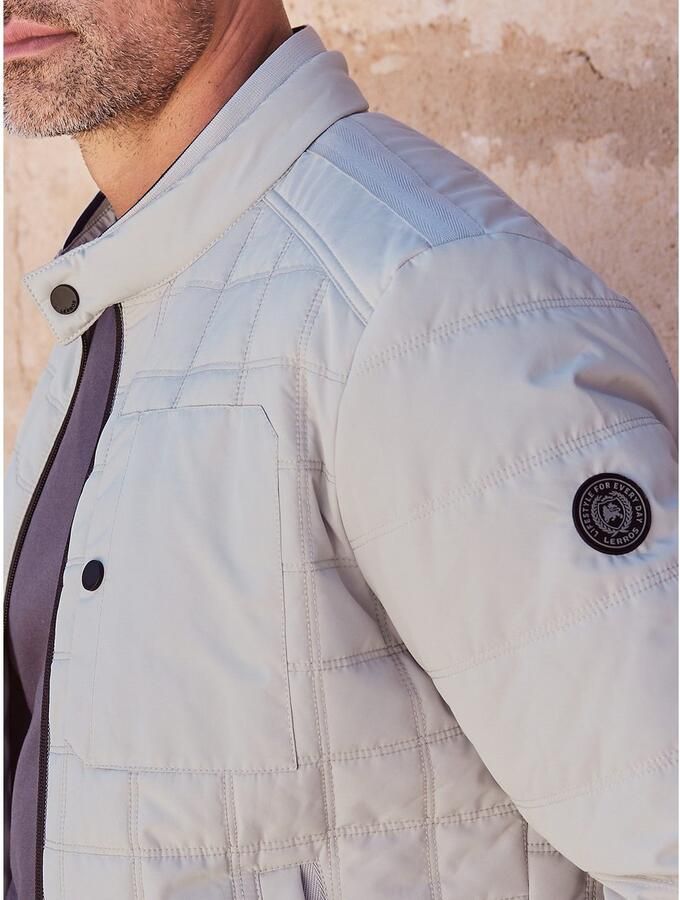 Lerros Gewatteerde jas heren gestikte blouson functioneel - Foto 4