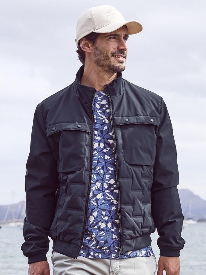 Lerros Gewatteerde jas sportieve blouson gestikt - Foto 2