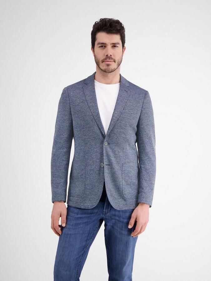 Lerros Jerseycolbert jersey blazer in grote korte maten