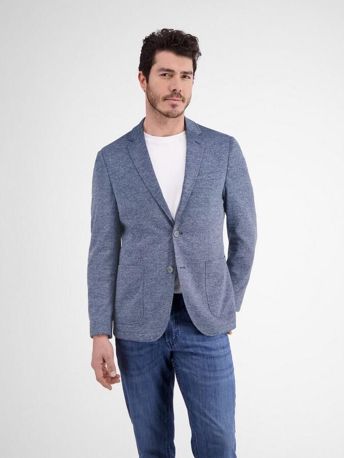 Lerros Jerseycolbert jersey blazer in grote korte maten - Foto 3