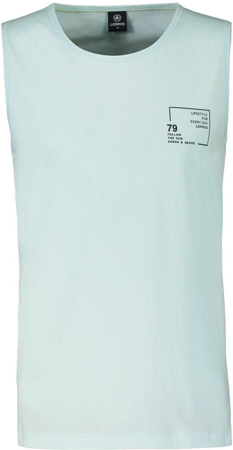 Lerros Muscle-shirt tanktop met borstprint - Foto 2