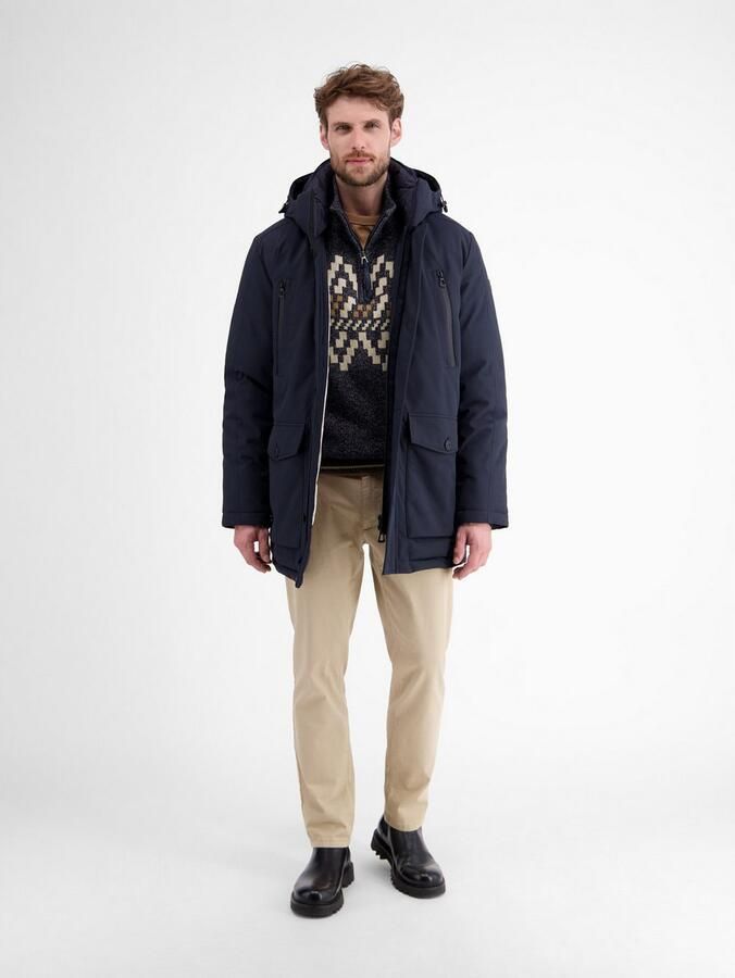 Lerros Regular fit gebreide pullover met schipperskraag - Foto 4
