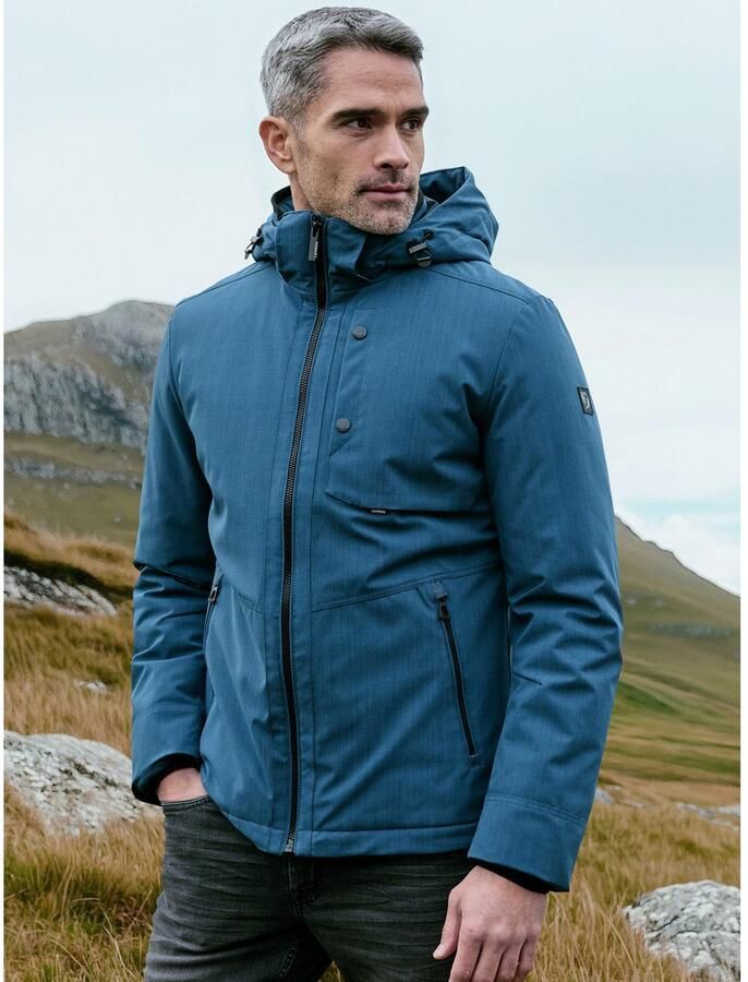 Lerros Outdoorjack Heren blouson in structuurlook