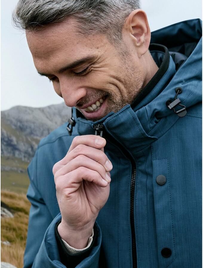 Lerros Outdoorjack Heren blouson in structuurlook - Foto 3