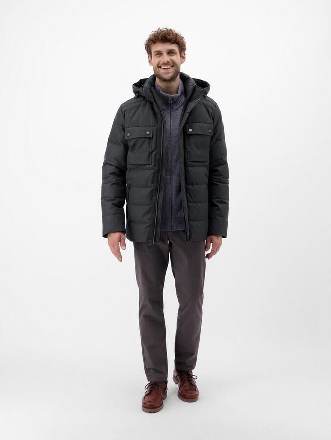Lerros Outdoorjack Heren fieldjacket in wol-look - Foto 3