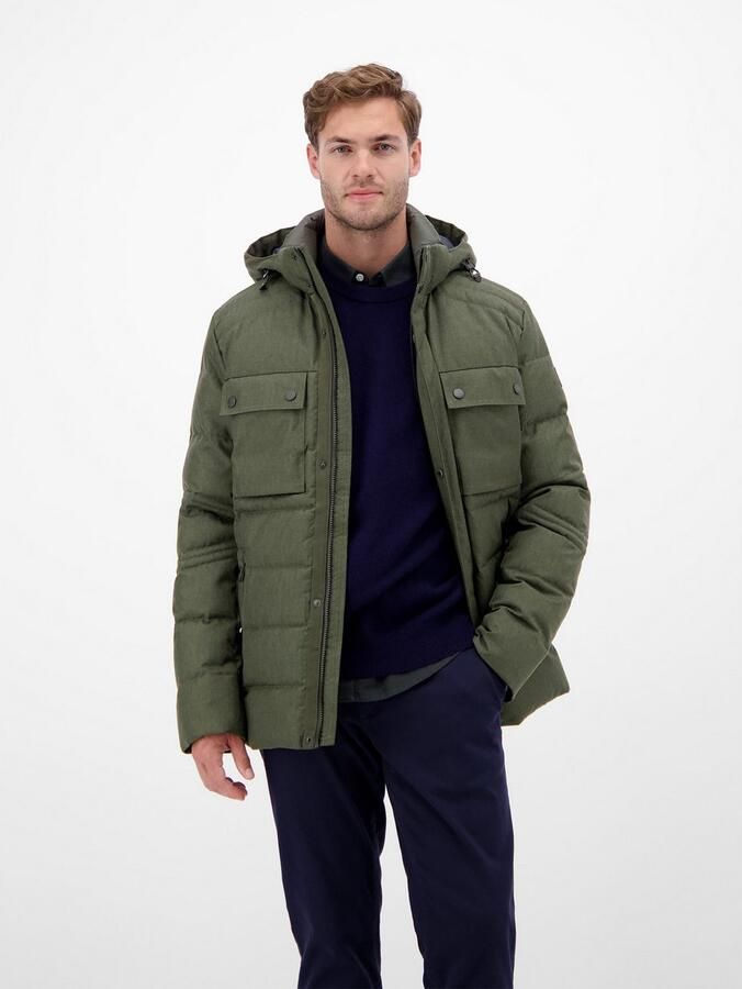 Lerros Outdoorjack Heren fieldjacket in wol-look - Foto 3