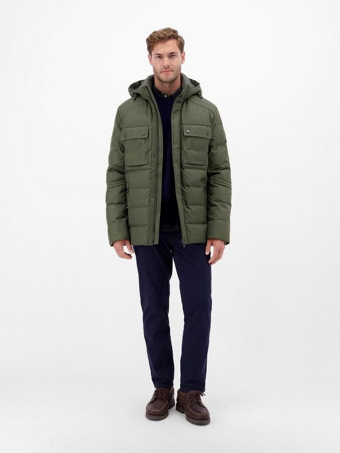 Lerros Outdoorjack Heren fieldjacket in wol-look - Foto 4