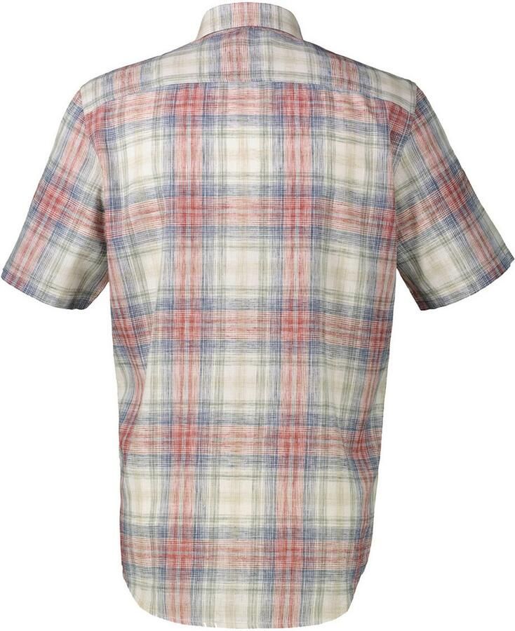 Lerros Overhemd met korte mouwen Geruit overhemd van zomers structuurweefsel - Foto 2