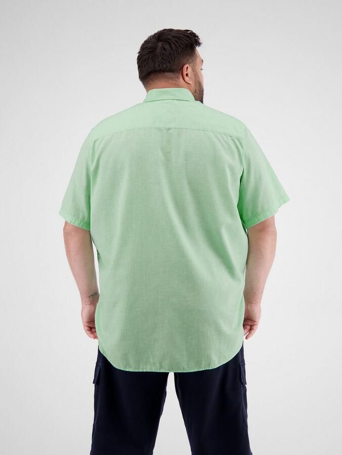 Lerros Overhemd met korte mouwen heren halfarmhemd in grote maten - Foto 3