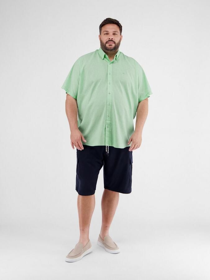 Lerros Overhemd met korte mouwen heren halfarmhemd in grote maten - Foto 5