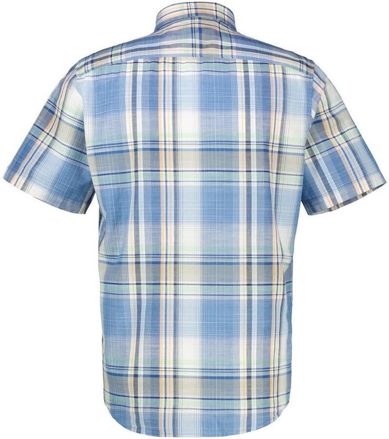 Lerros Overhemd met korte mouwen geruit overhemd in zomerse structuurkwaliteit - Foto 6