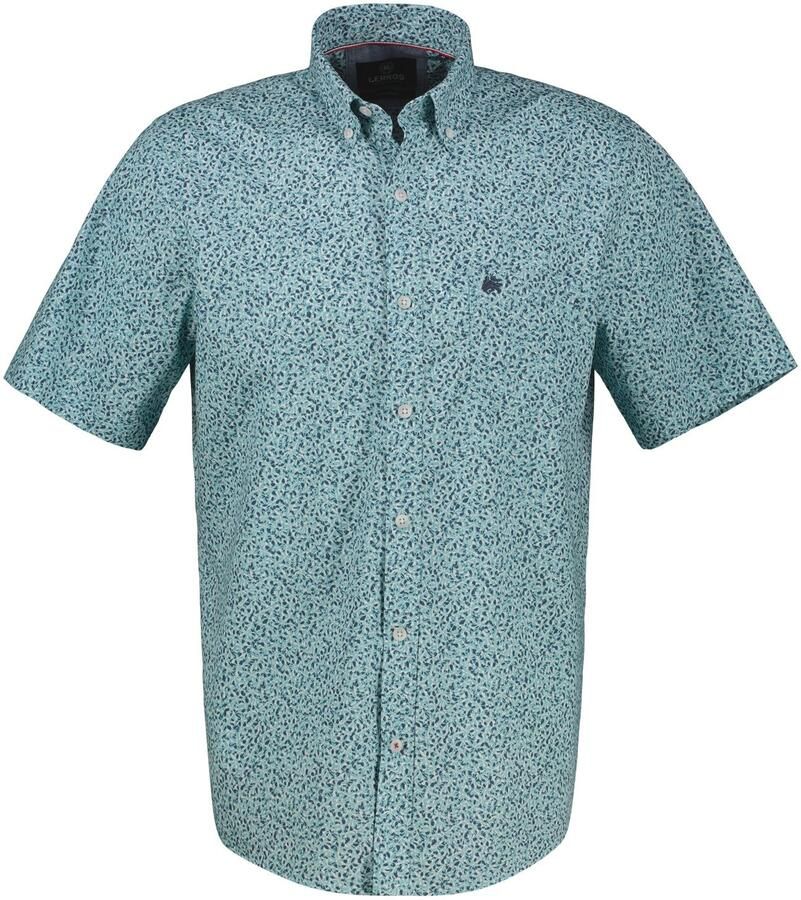 Lerros Overhemd met korte mouwen korte mouw overhemd met minimal patroon - Foto 2