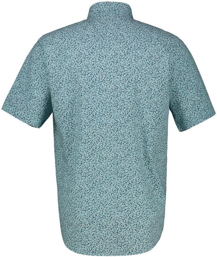 Lerros Overhemd met korte mouwen korte mouw overhemd met minimal patroon