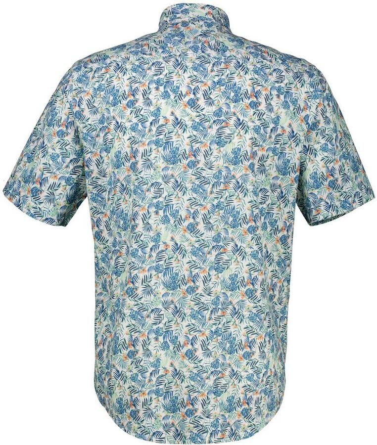 Lerros Overhemd met korte mouwen heren zomerhemd bloemig bedrukt - Foto 2
