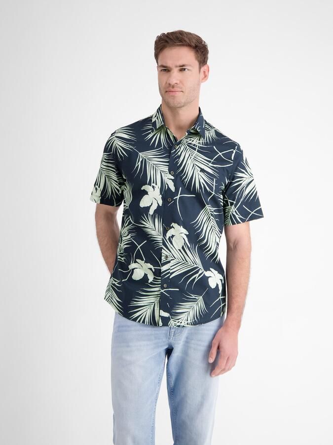 Lerros Overhemd met korte mouwen met print all-over - Foto 4