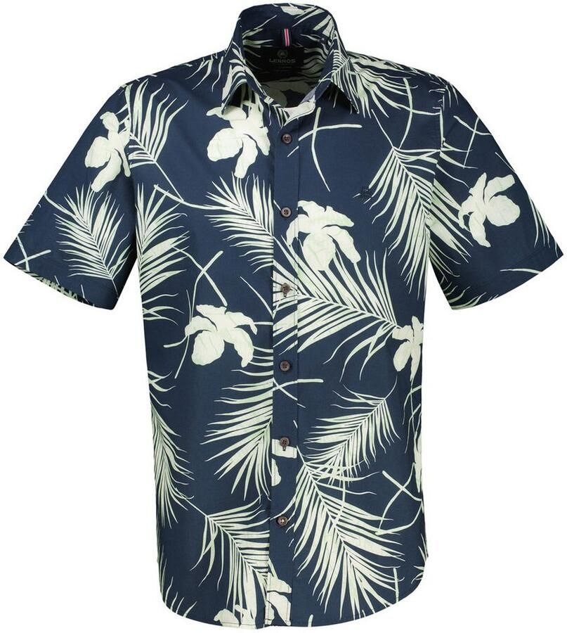 Lerros Overhemd met korte mouwen met print all-over