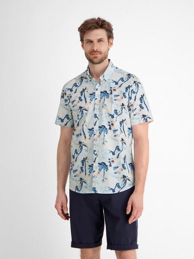 Lerros Overhemd met korte mouwen overhemd met korte mouwen en grafische print - Foto 4