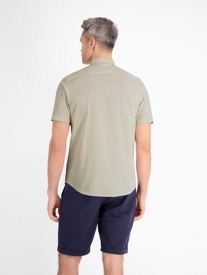 Lerros Overhemd met korte mouwen Overhemd met korte mouwen met linnen effen - Foto 5