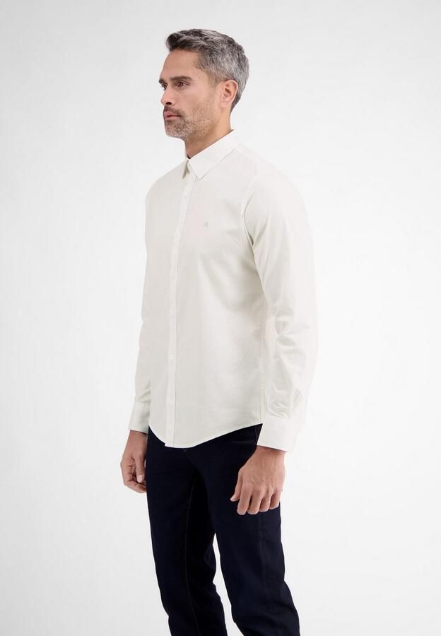 Lerros Overhemd met lange mouwen basic poplin overhemd kentkraag - Foto 3
