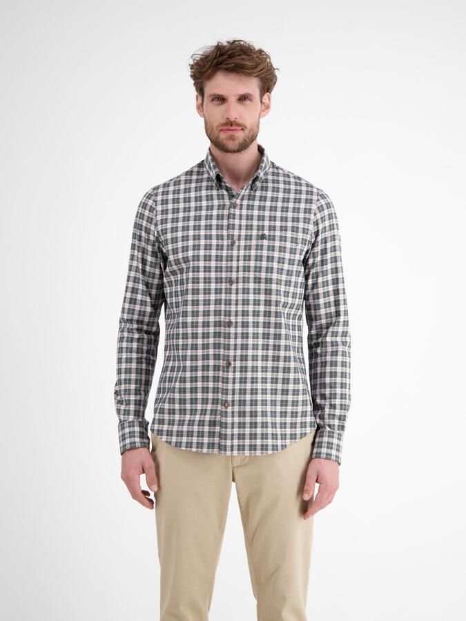 Lerros Overhemd met lange mouwen geruit - Foto 4