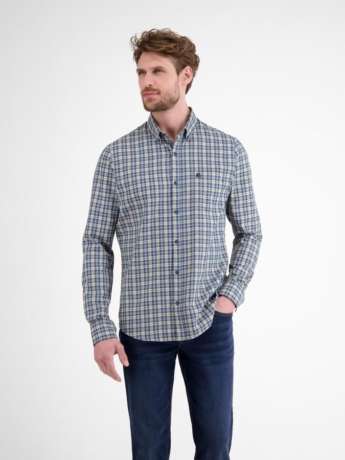 Lerros Geruit overhemd Geruit heren overhemd sportief en stijlvol - Foto 4