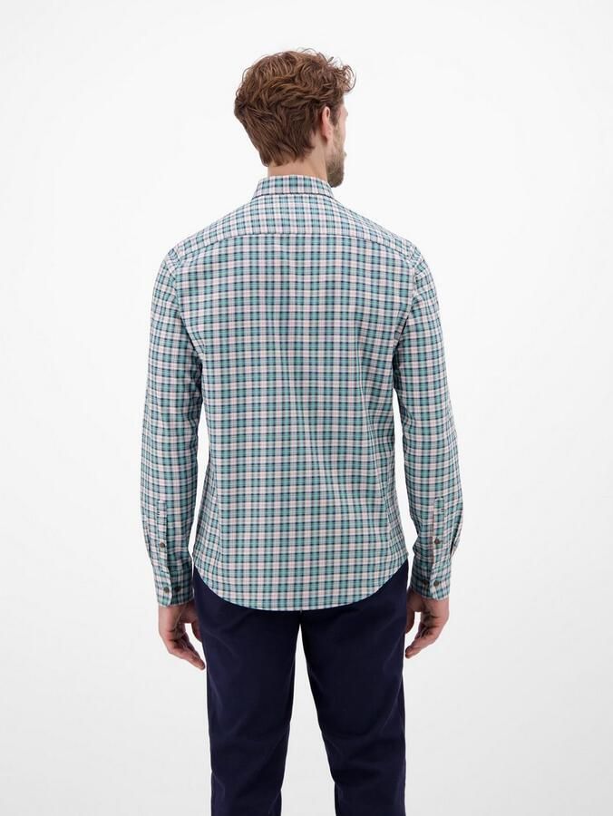 Lerros Overhemd met lange mouwen geruit - Foto 3