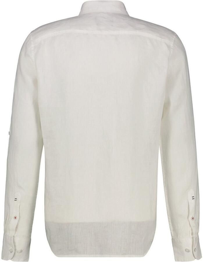 Lerros Regular fit linnen overhemd met button-downkraag - Foto 2