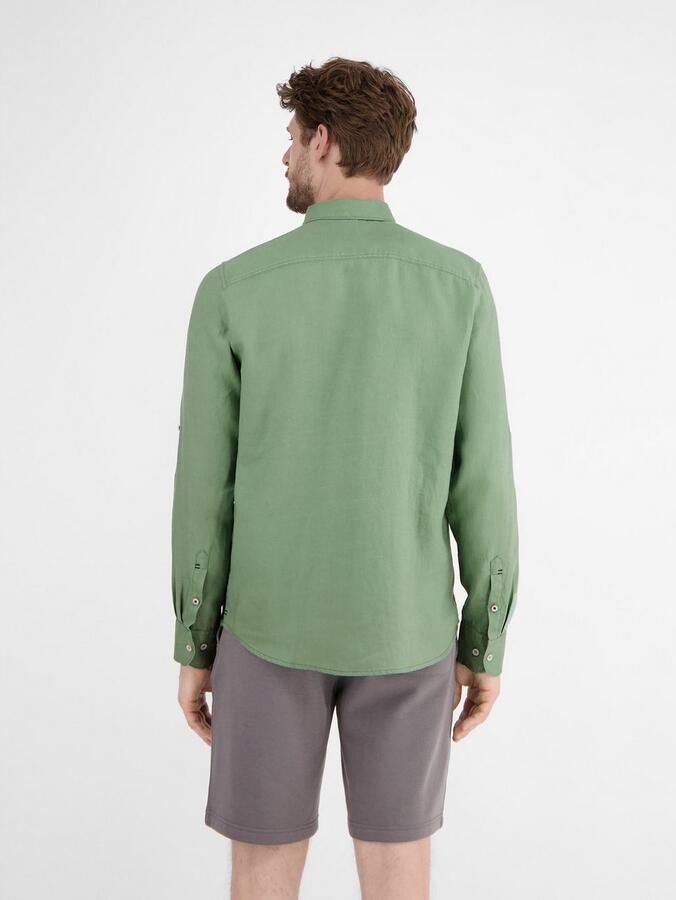 Lerros Overhemd met lange mouwen met geborduurd logo - Foto 3