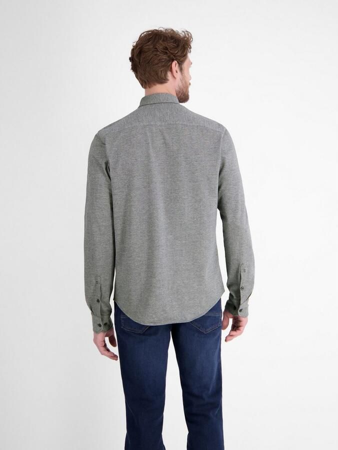 Lerros Overhemd met lange mouwen met geborduurd logo - Foto 2