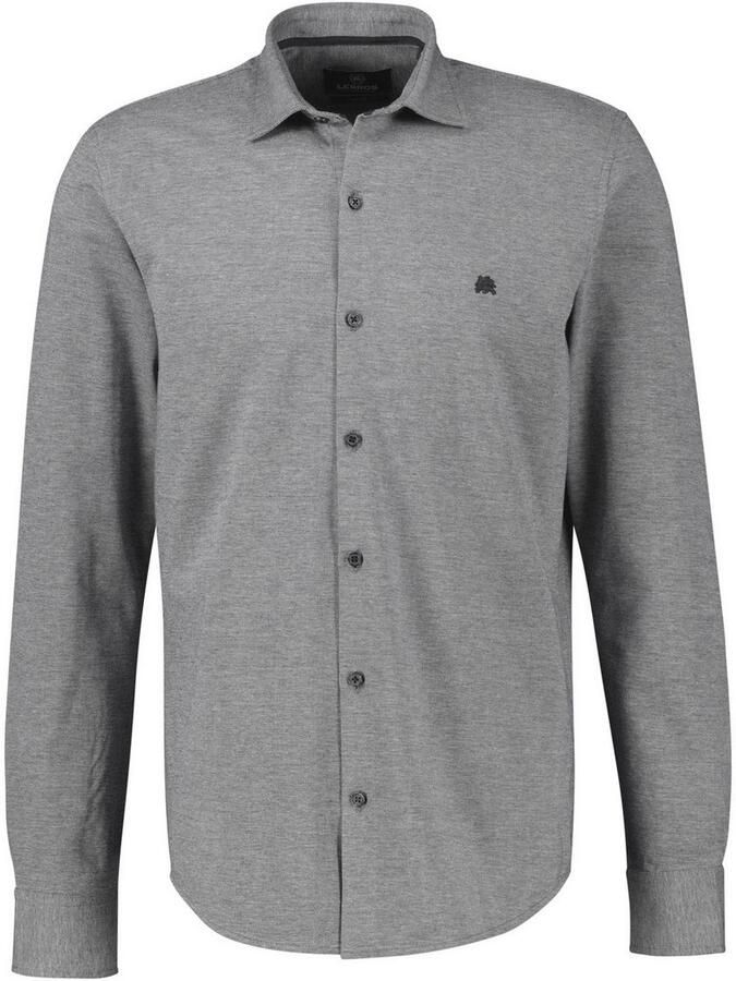 Lerros Overhemd met lange mouwen met geborduurd logo - Foto 5