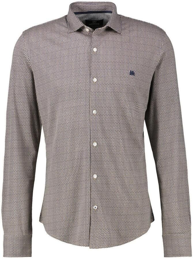 Lerros Overhemd met lange mouwen met geborduurd logo - Foto 2