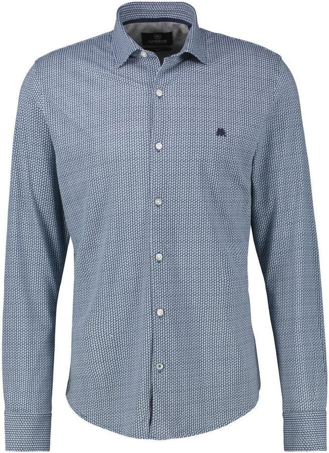 Lerros Overhemd met lange mouwen met geborduurd logo - Foto 3