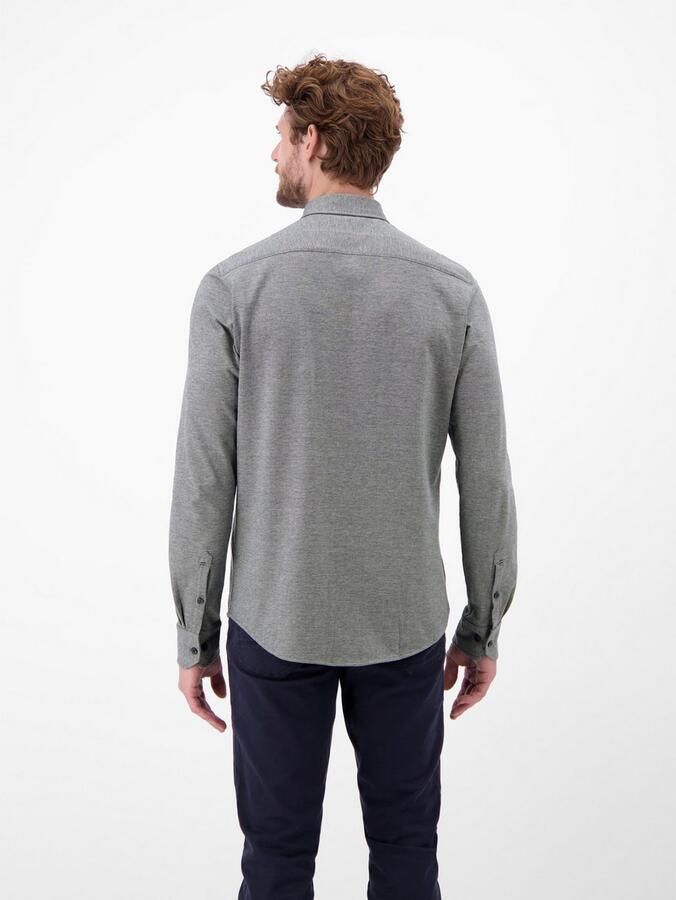 Lerros Overhemd met lange mouwen met geborduurd logo - Foto 3