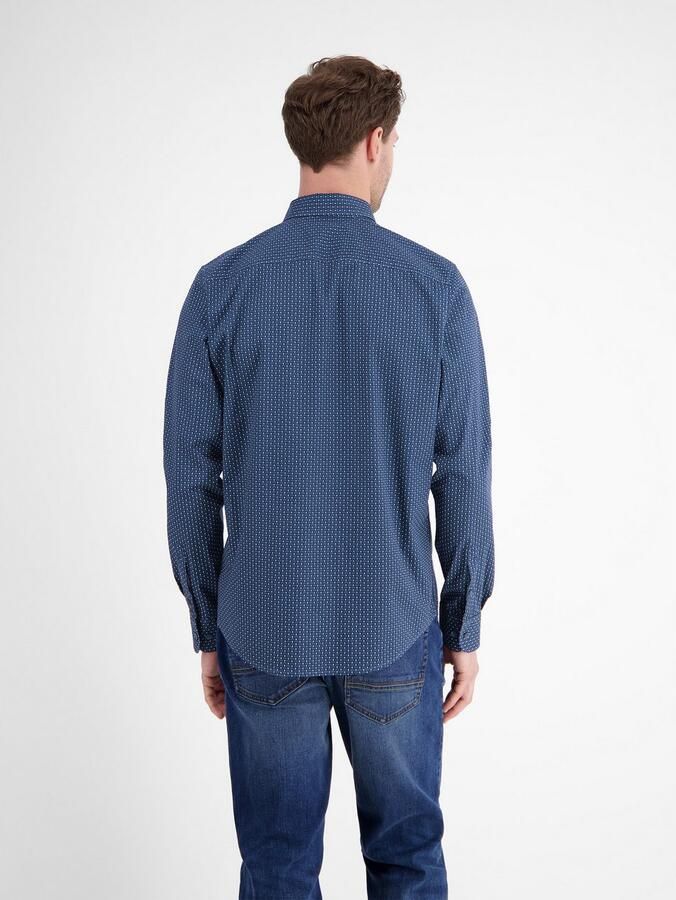 Lerros Overhemd met lange mouwen met geborduurd logo - Foto 2