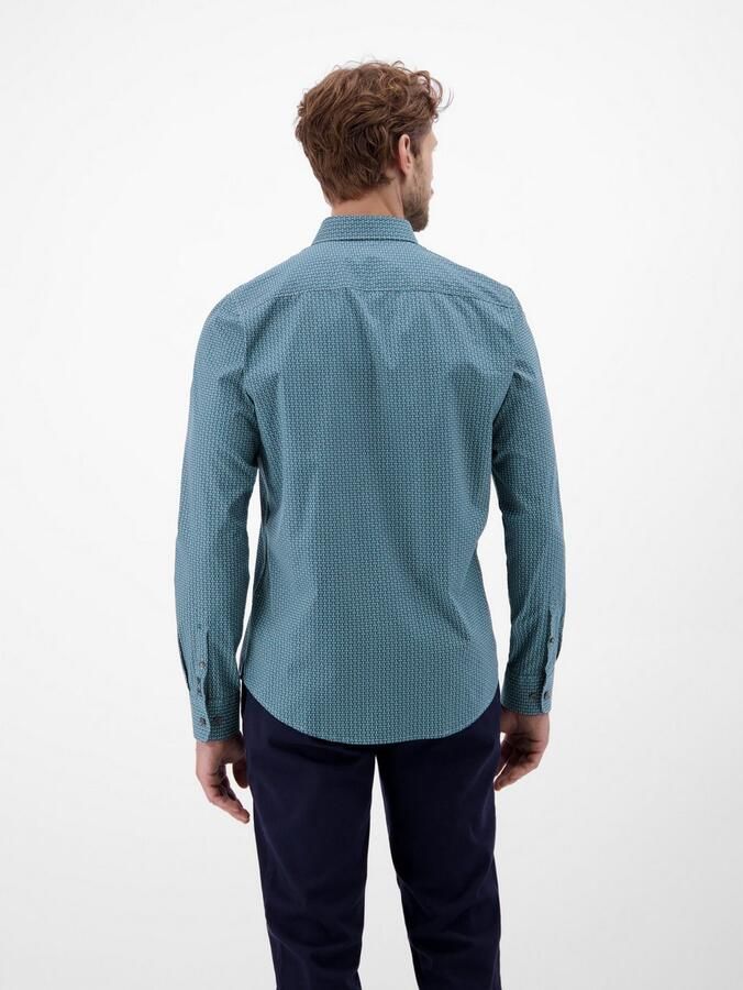 Lerros Overhemd met lange mouwen met geborduurd logo - Foto 2