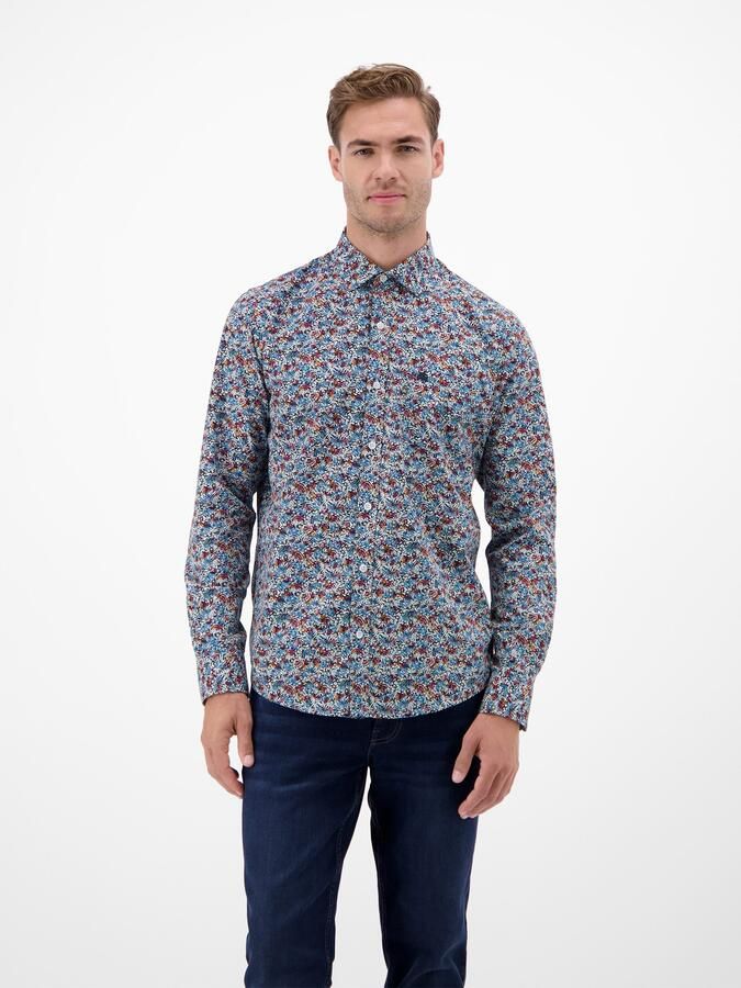 Lerros Overhemd met lange mouwen met grafisch patroon - Foto 4