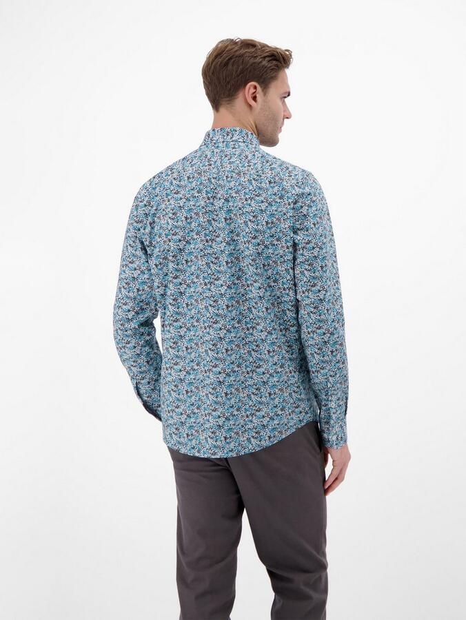 Lerros Overhemd met lange mouwen met grafisch patroon - Foto 3