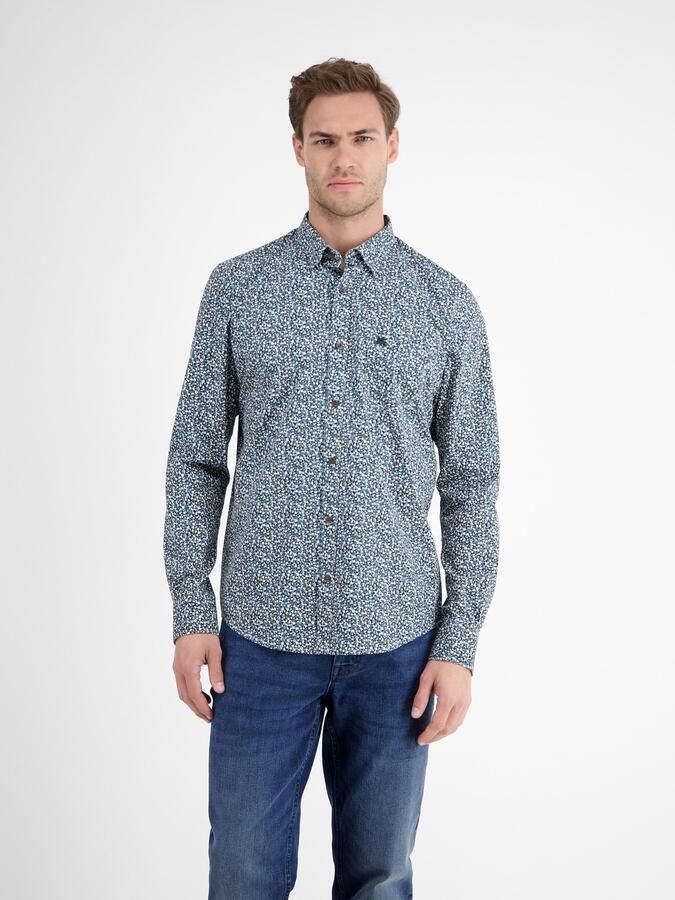 Lerros Overhemd met lange mouwen met print all-over - Foto 3