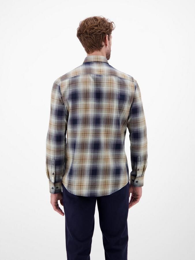 Lerros Overhemd met lange mouwen met ruitpatroon - Foto 2