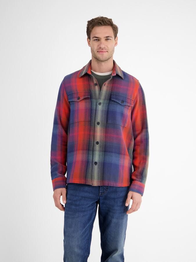 Lerros Regular fit overhemdjack met borstzakken model 'SHIRT JACKET' - Foto 3