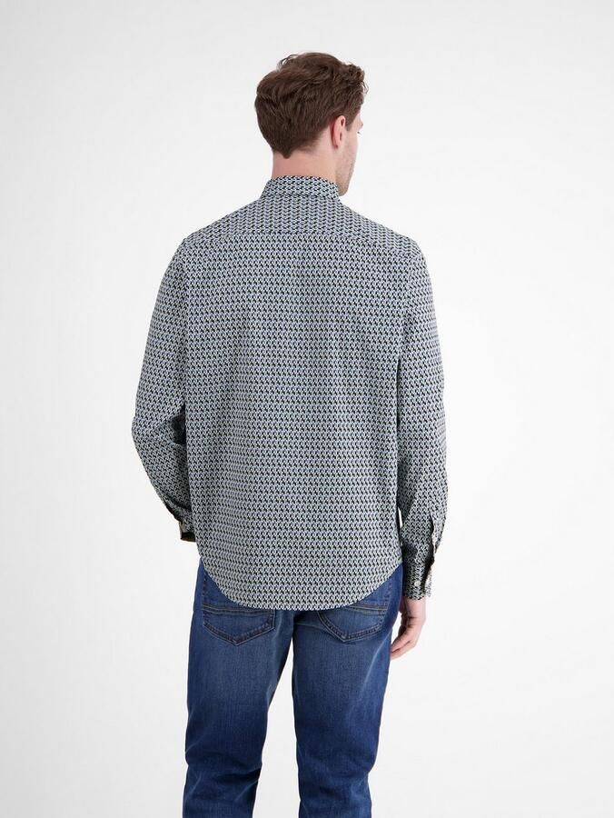 Lerros Overhemd met lange mouwen poplin overhemd met stretch - Foto 7