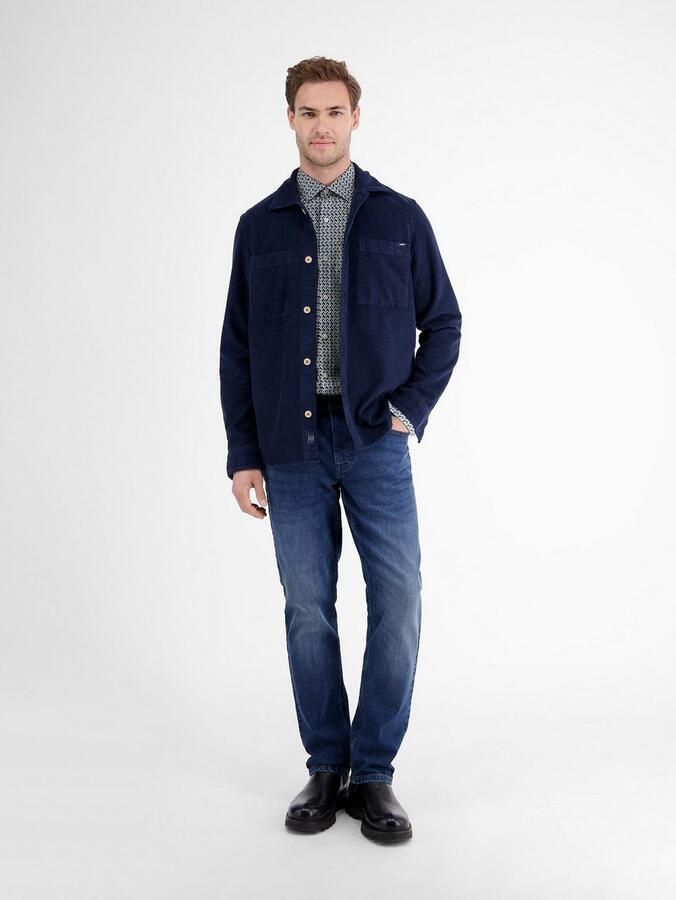 Lerros Overhemd met lange mouwen poplin overhemd met stretch - Foto 4