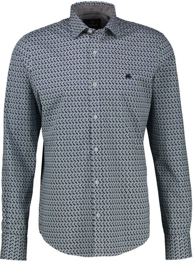 Lerros Overhemd met lange mouwen poplin overhemd met stretch - Foto 5